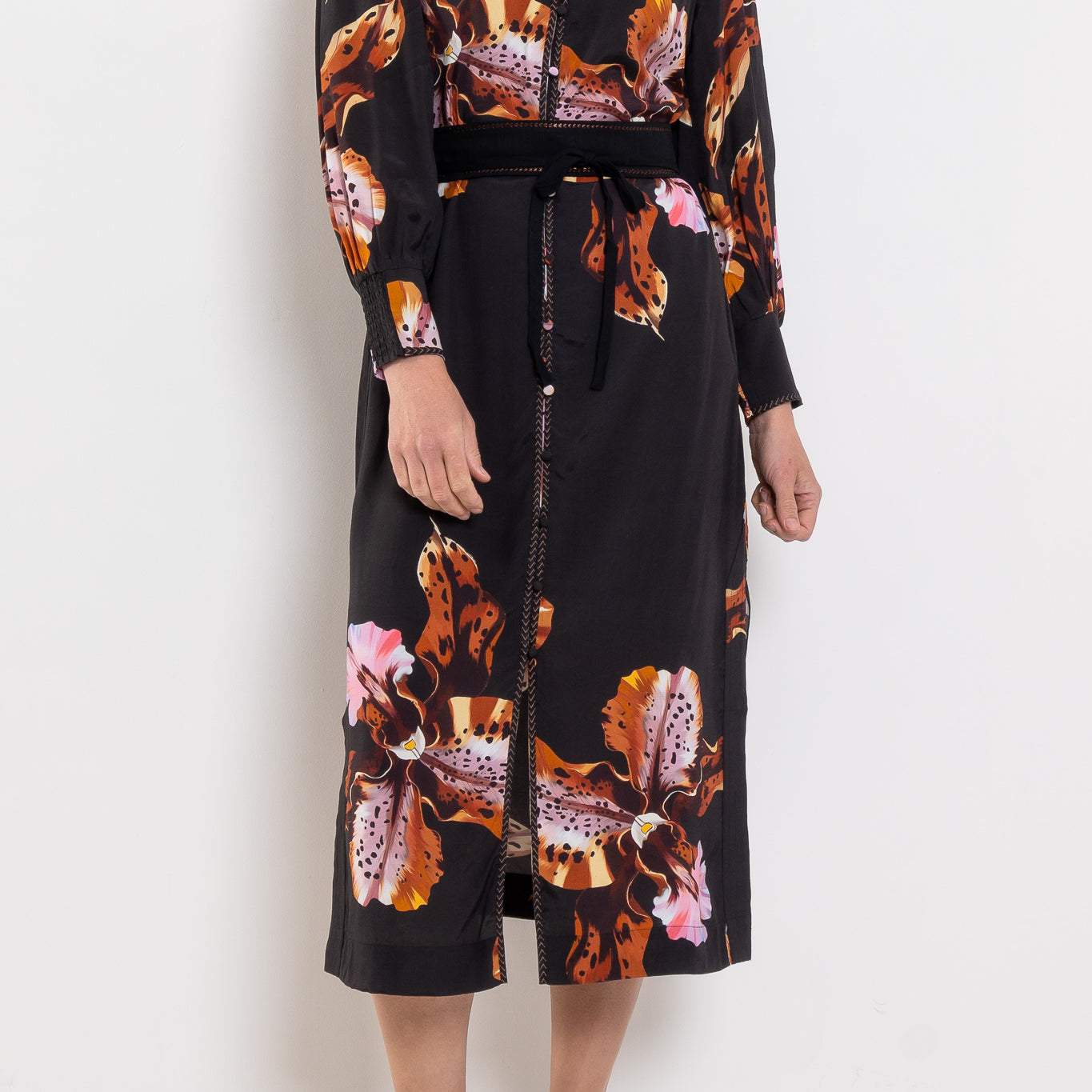 Once Was Meredith Sunset Orchid Midi Dress