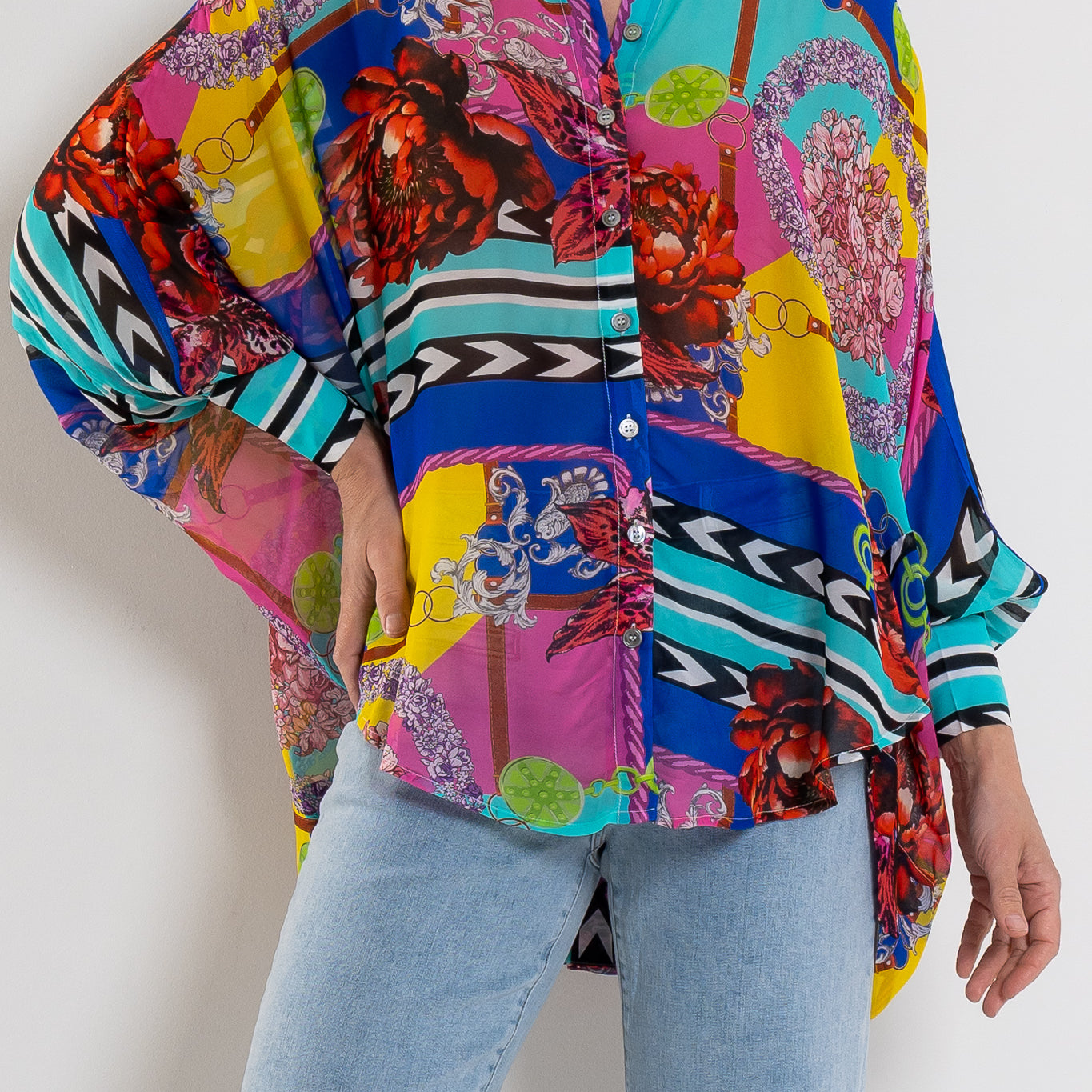 COOPER by Trelise Cooper Living The Dream Scarf Print Shirt