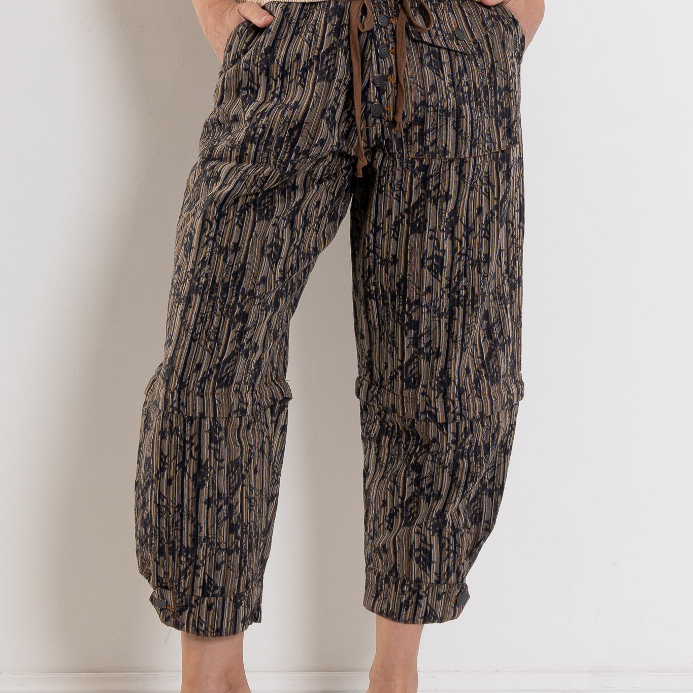 M.A. Dainty Trucker Pant Pressed Flowers