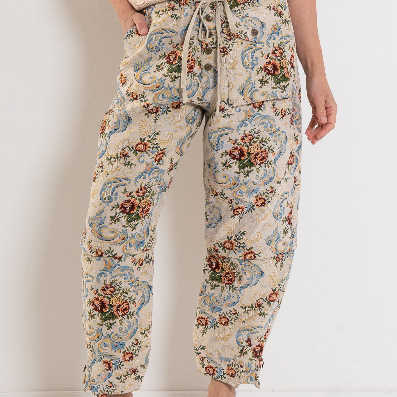 M.A. Dainty Trucker Pant Flowers