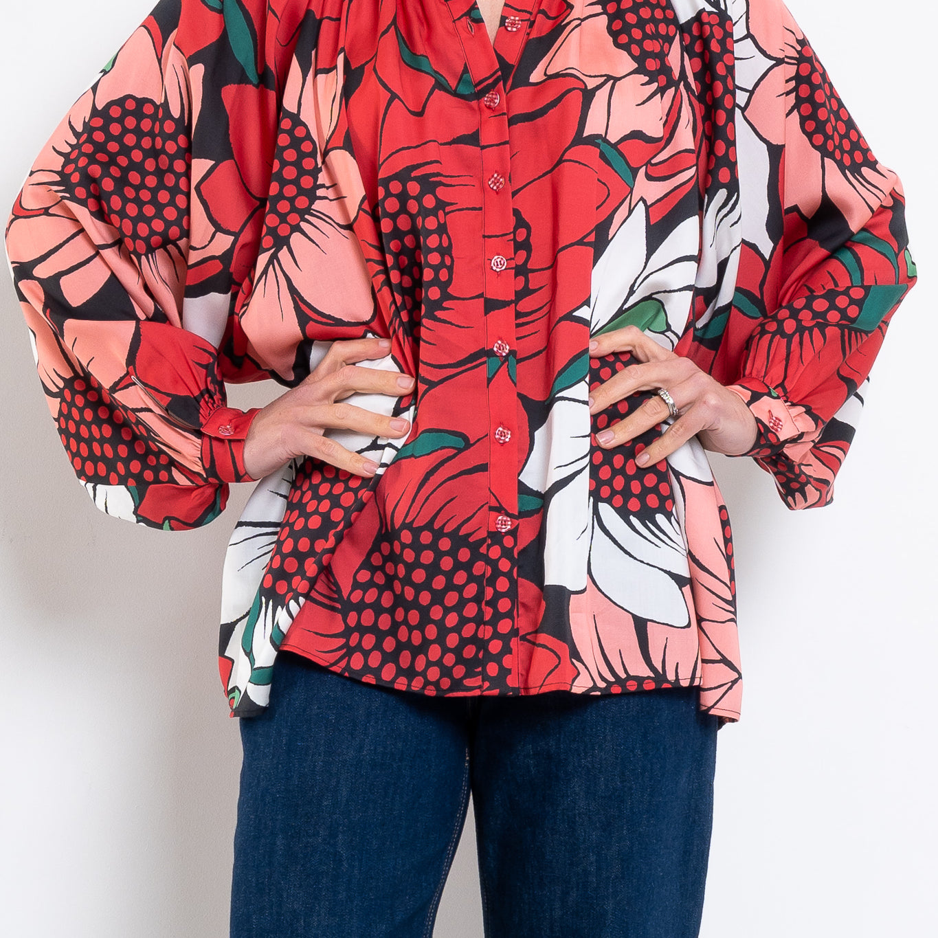 Curate by Trelise Cooper Billow Party Shirt Spot Floral