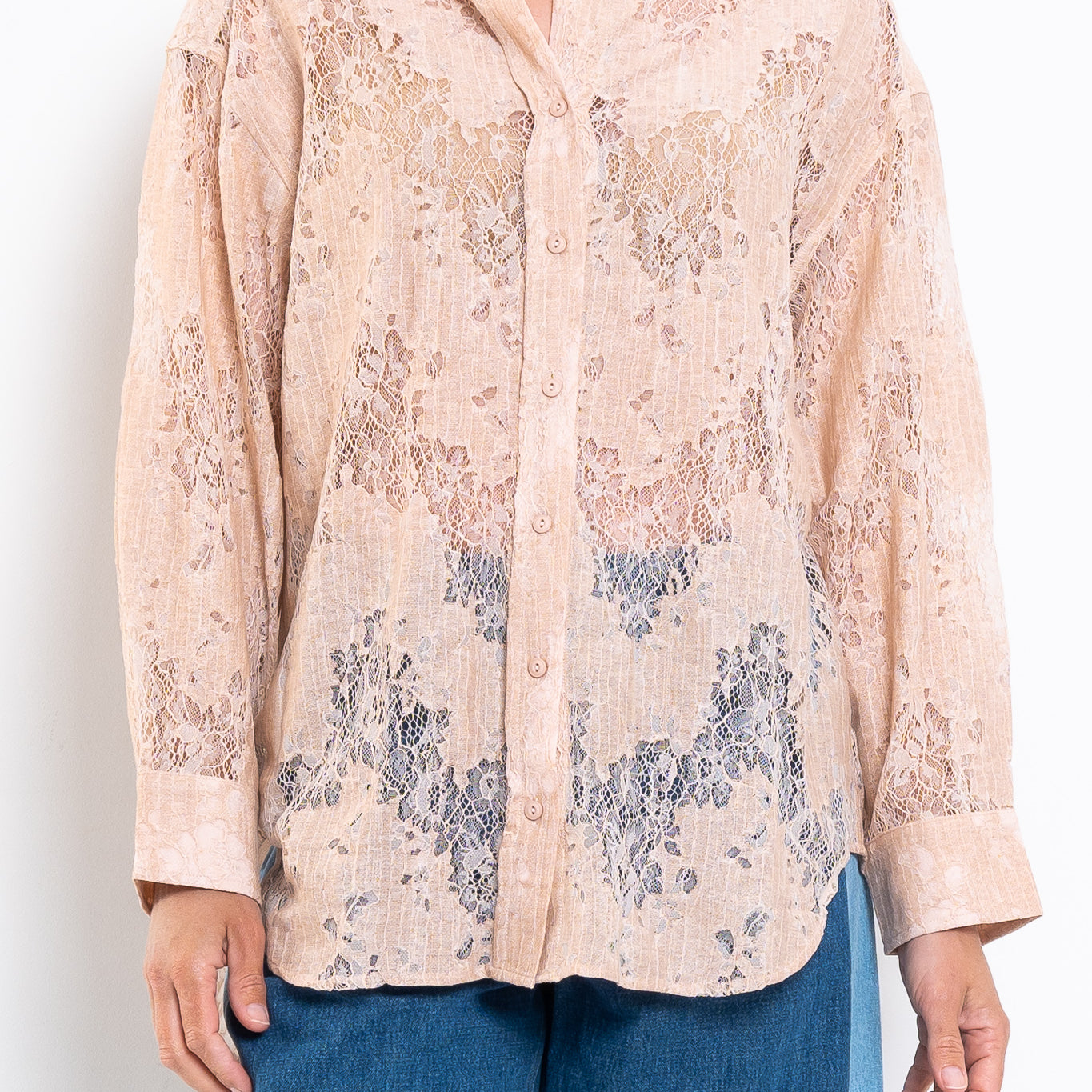 M.A. Dainty Jarrah Lace Shirt