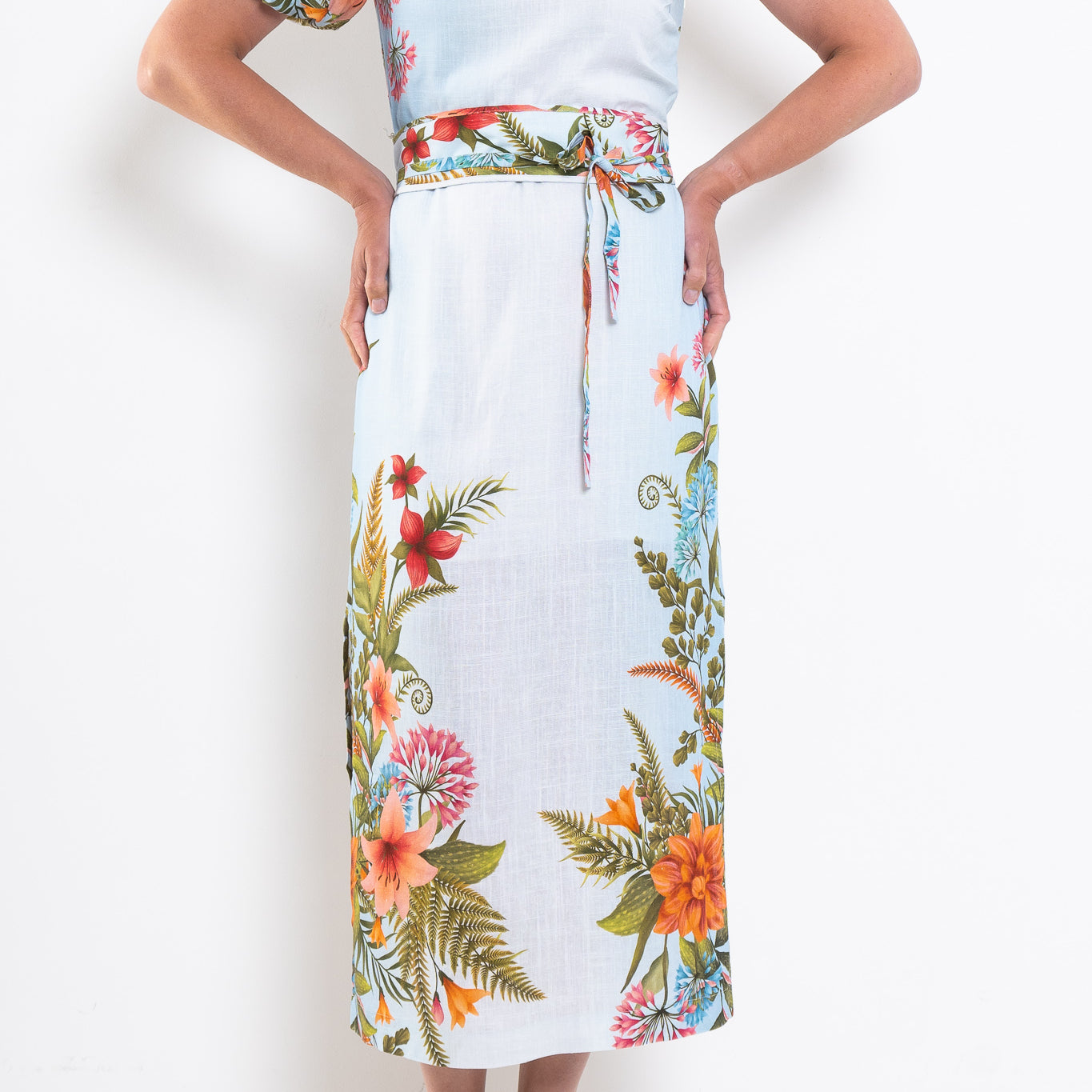 Once Was Elodie Bloomscape One Shoulder Dress