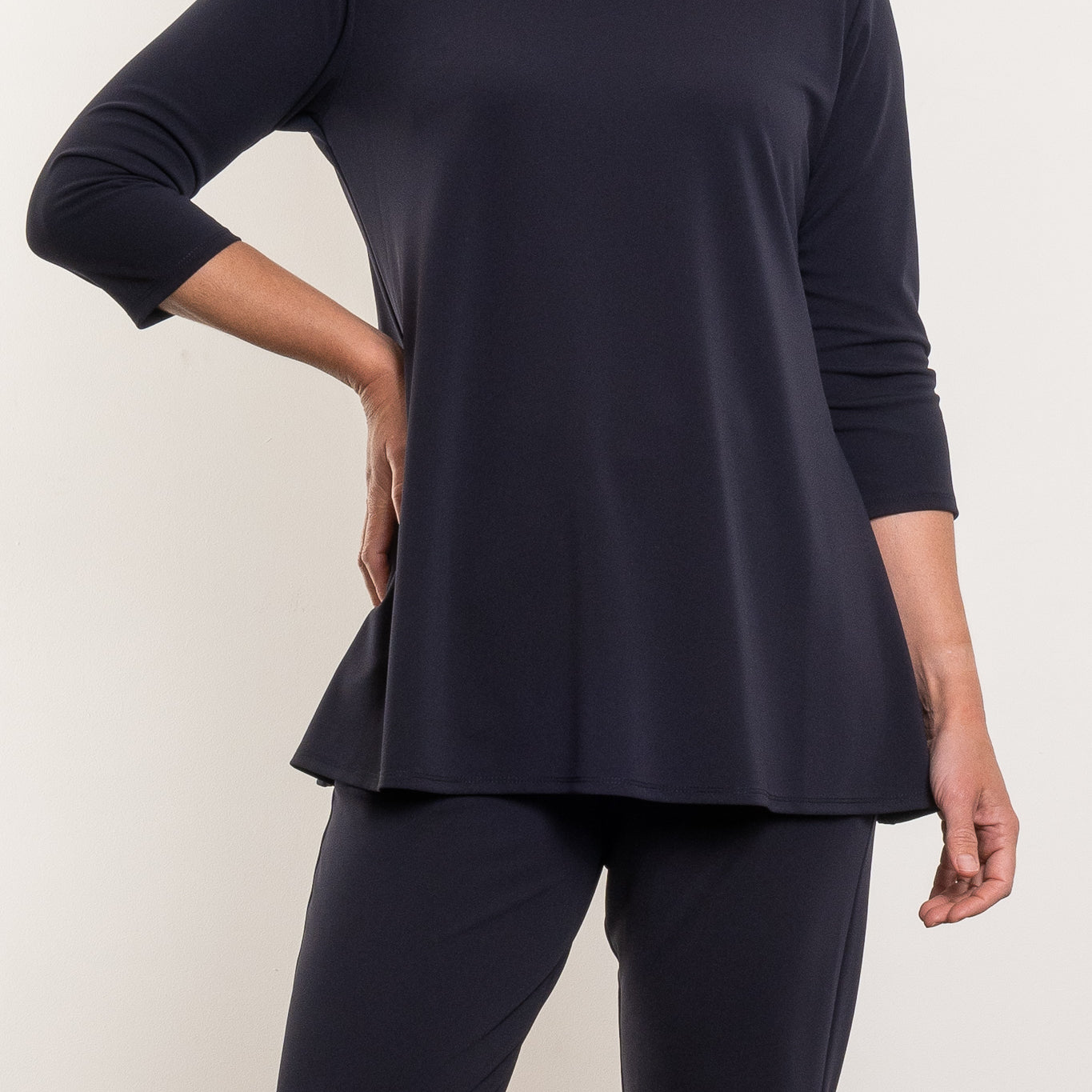 Mela Purdie Flared Top Powder Knit