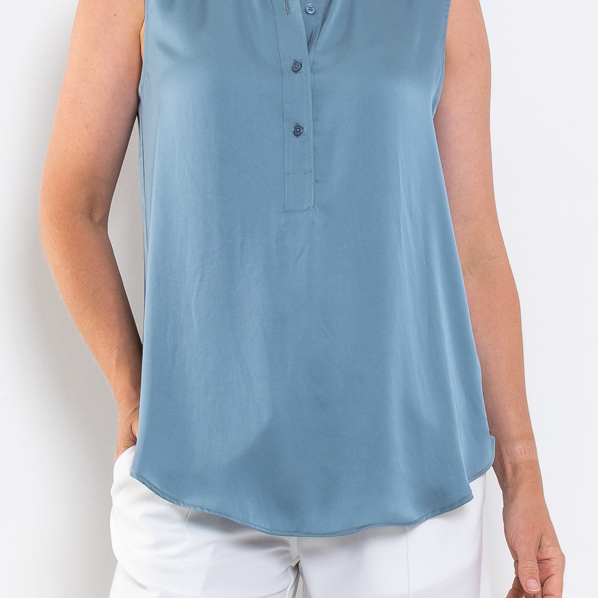 Mela Purdie Tab Slide Tank Mirror Satin