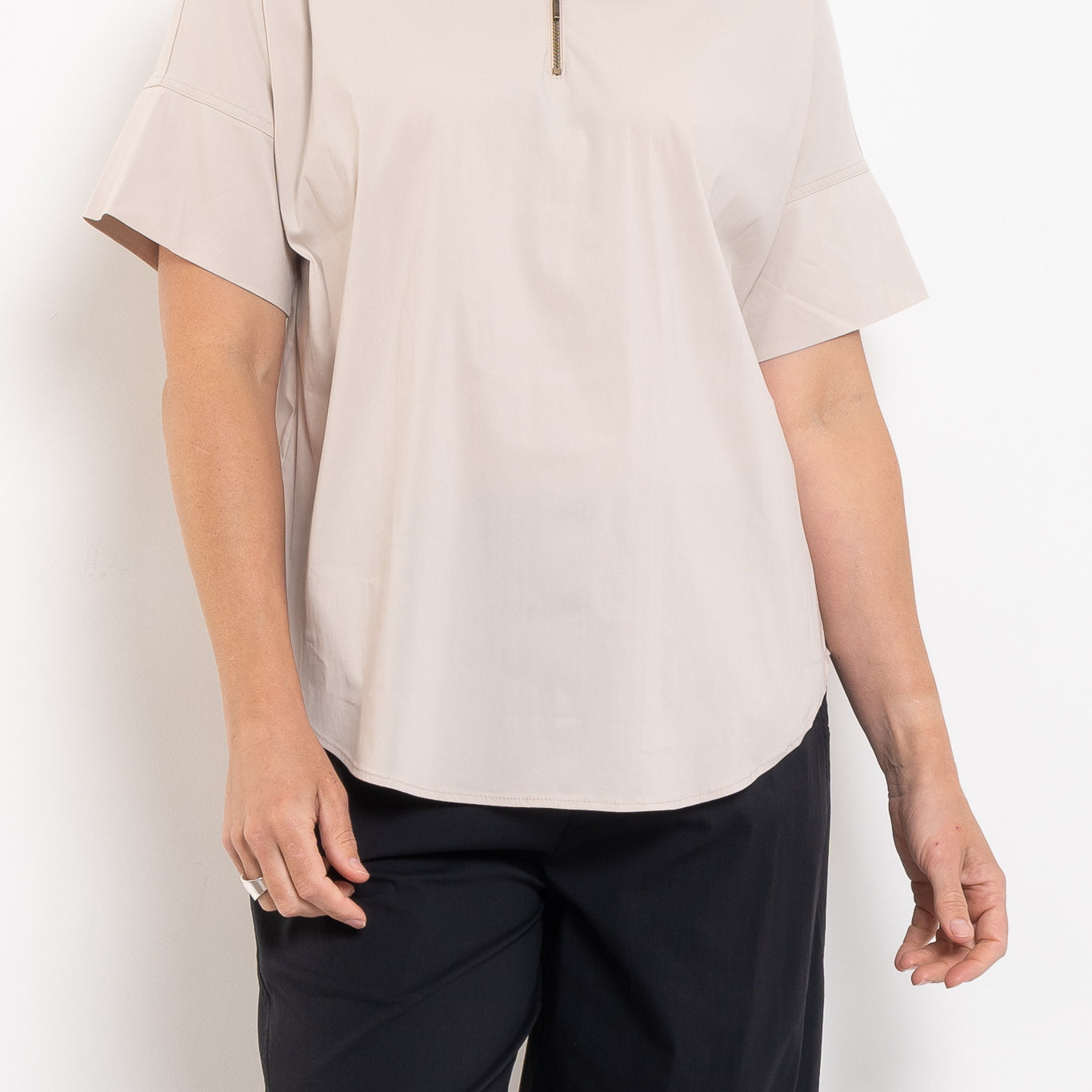 Mela Purdie Half Zip Shirt Microprene