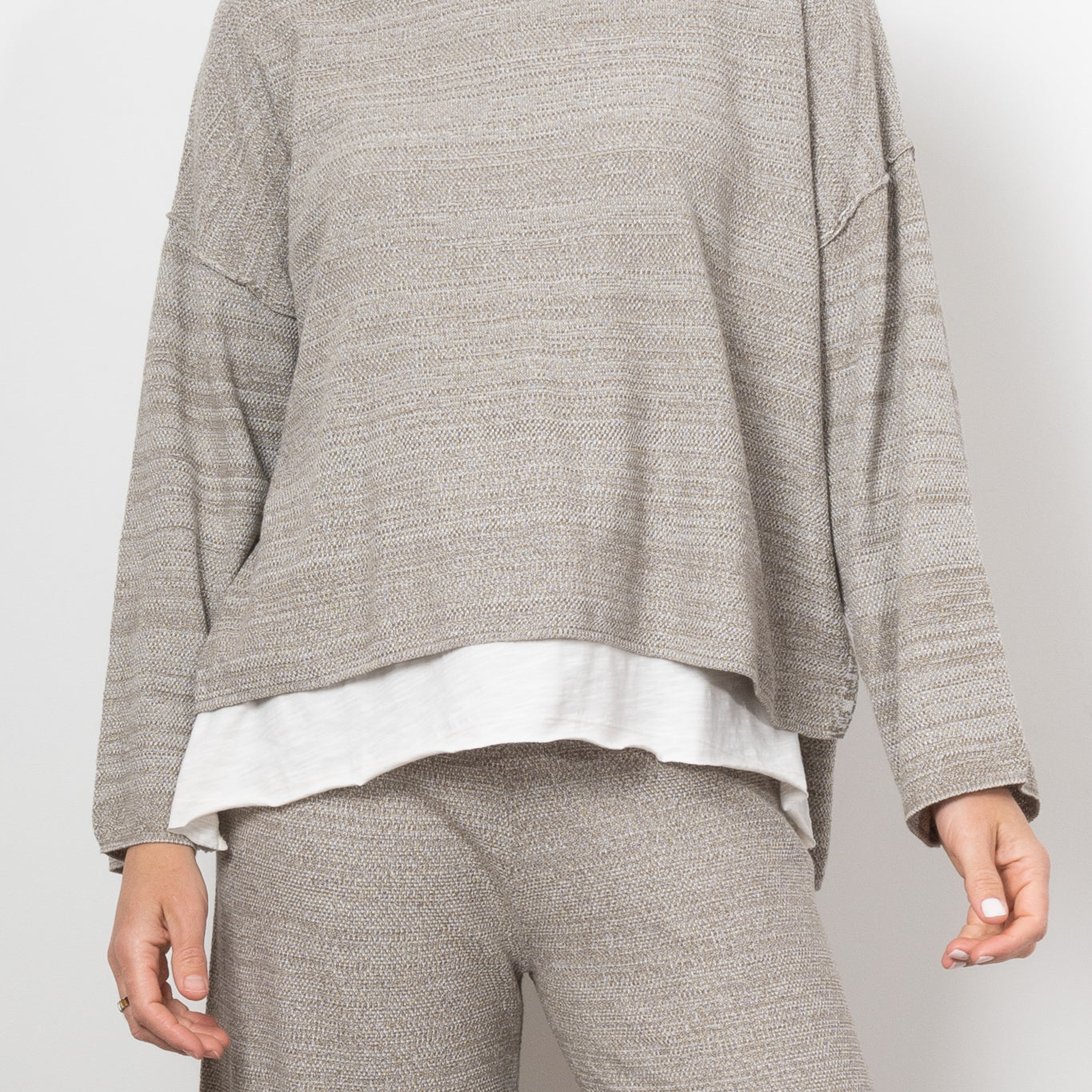 Talamaya Cotton Retreat Twist Pullover