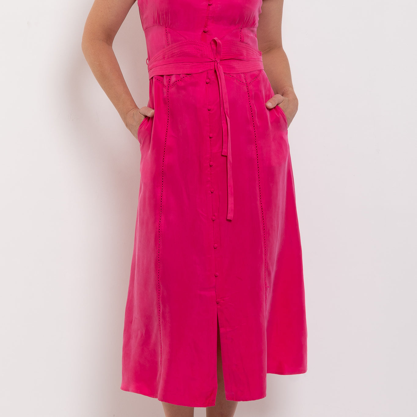 Once Was Athena Flutter Sleeve Dress