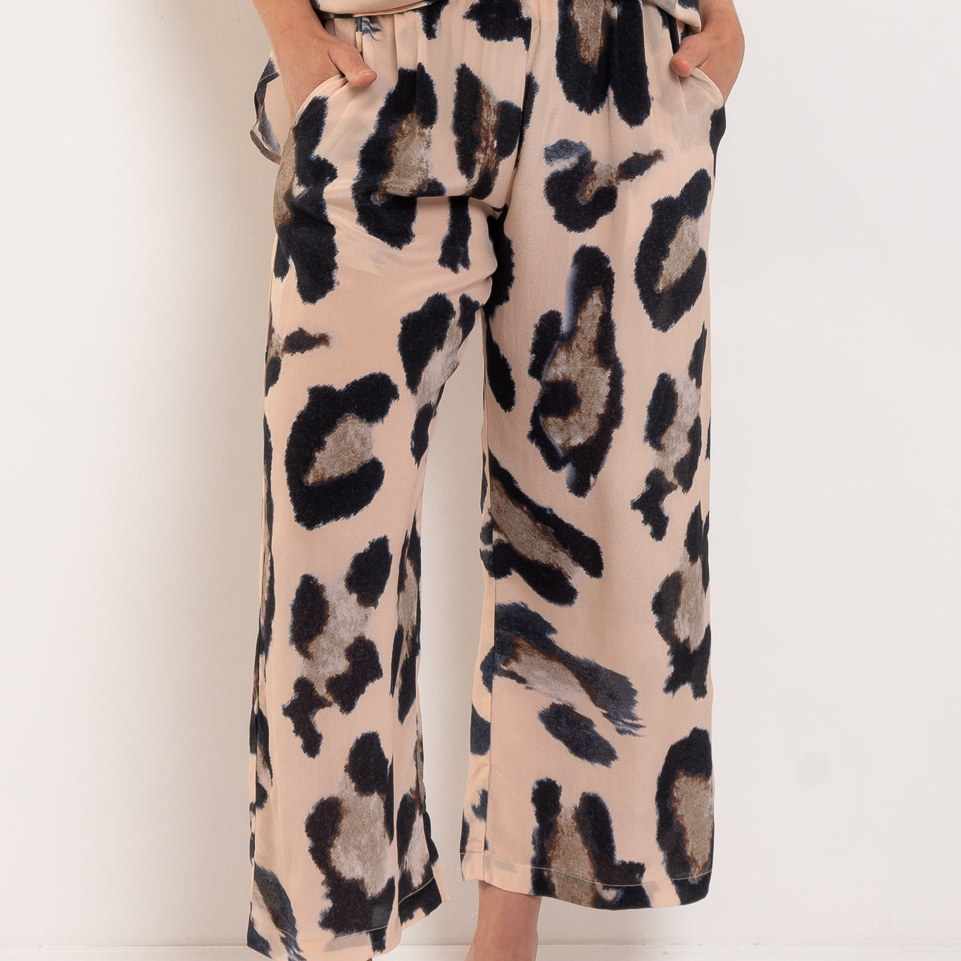 Mela Purdie Pace Pant Blurr Print Silk
