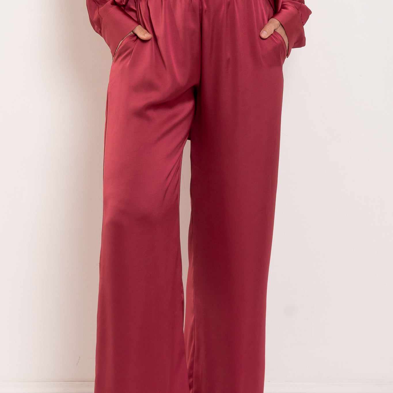 Mela Purdie Maxi Pace Pant Mirror Satin