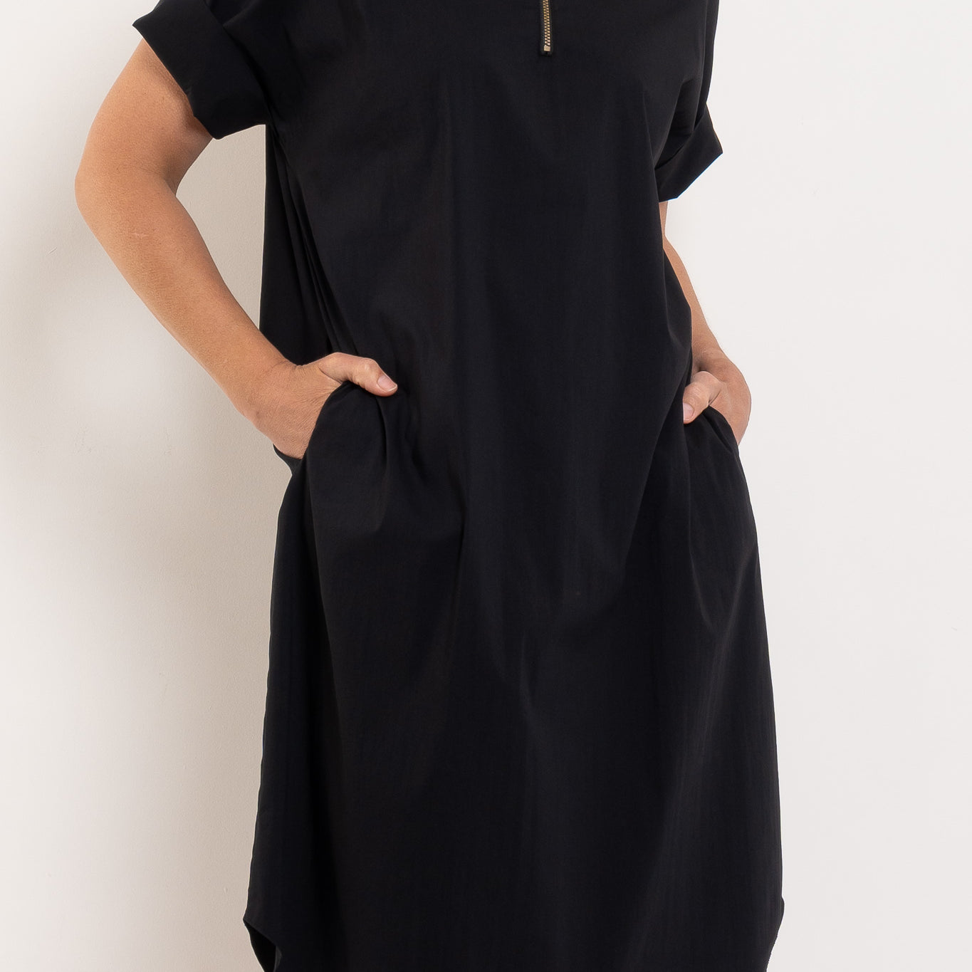 Mela Purdie Half Zip Dress Microprene