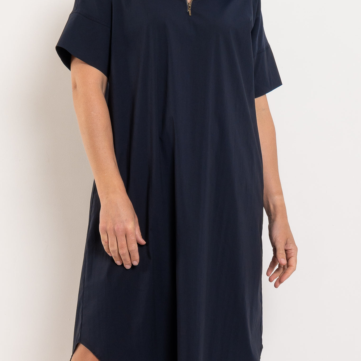 Mela Purdie Half Zip Dress Microprene