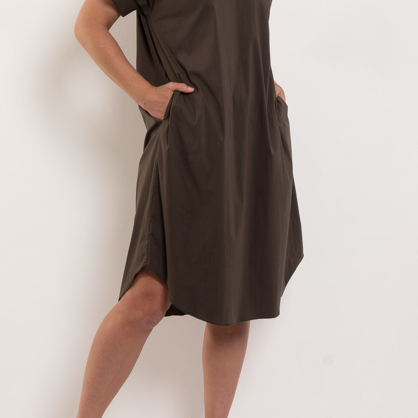 Mela Purdie Half Zip Dress Microprene
