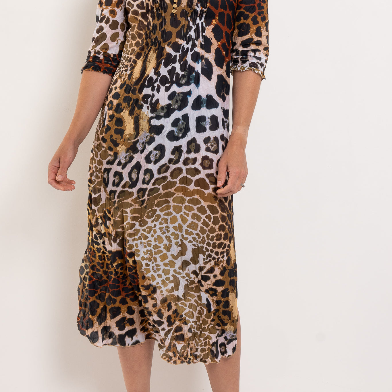 One Season Long Poppy Dress Lipari