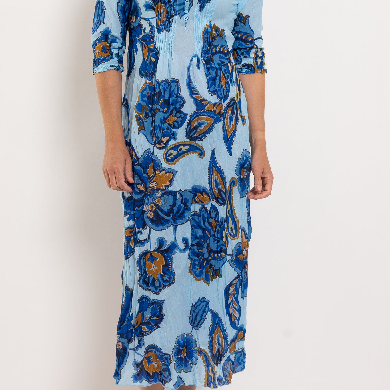 One Season Long Poppy Dress Lemnos