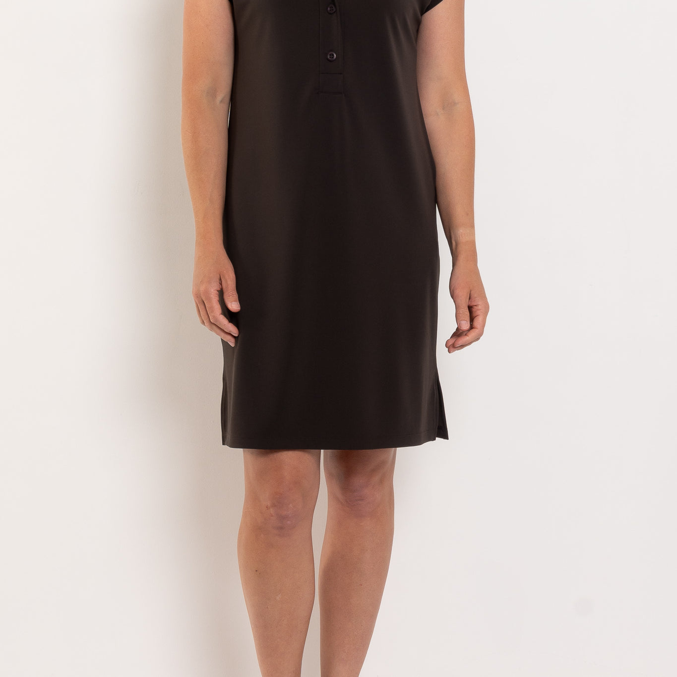 Mela Purdie Henley Dress Powder Knit