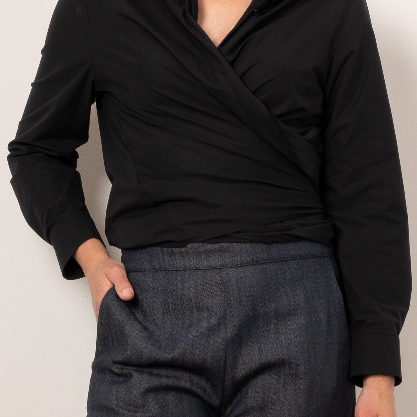 Mela Purdie Tie Jacket Powder Weave