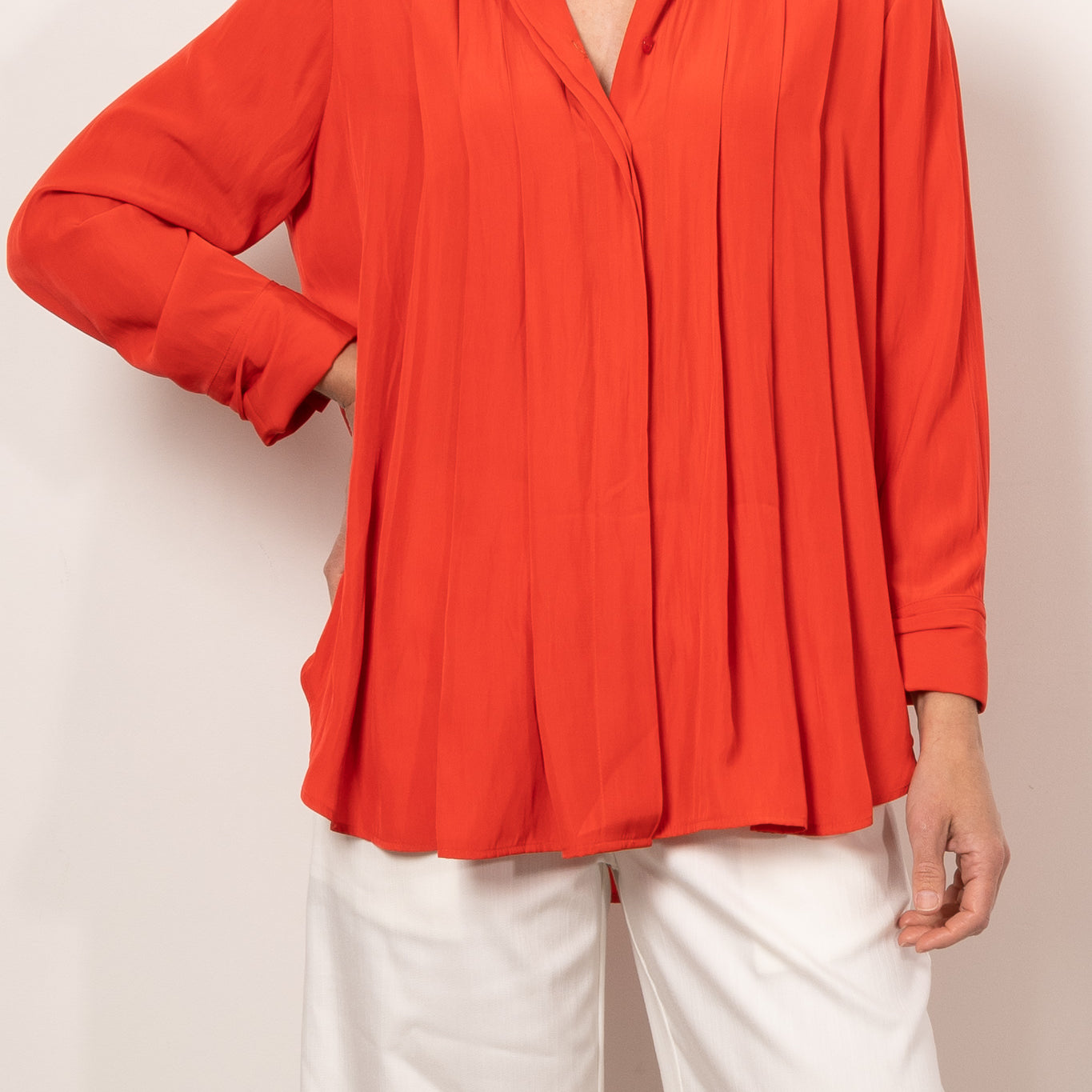 Mela Purdie Smooth Pleat Blouse Mache