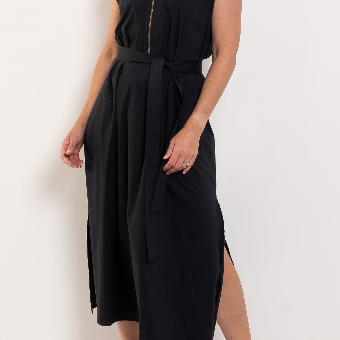 Mela Purdie Zip Slice Dress Microprene