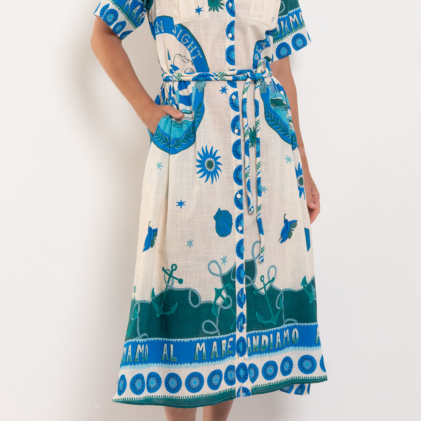 WALNUT Melbourne Cannes Dress Andiamo Print