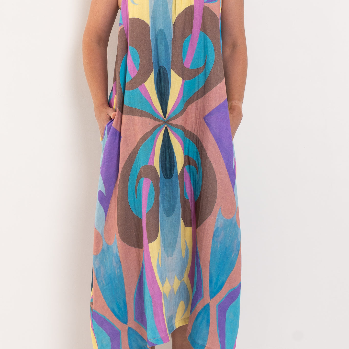 Circular by Maud Alice Dainty Sunset Dress Wave Print