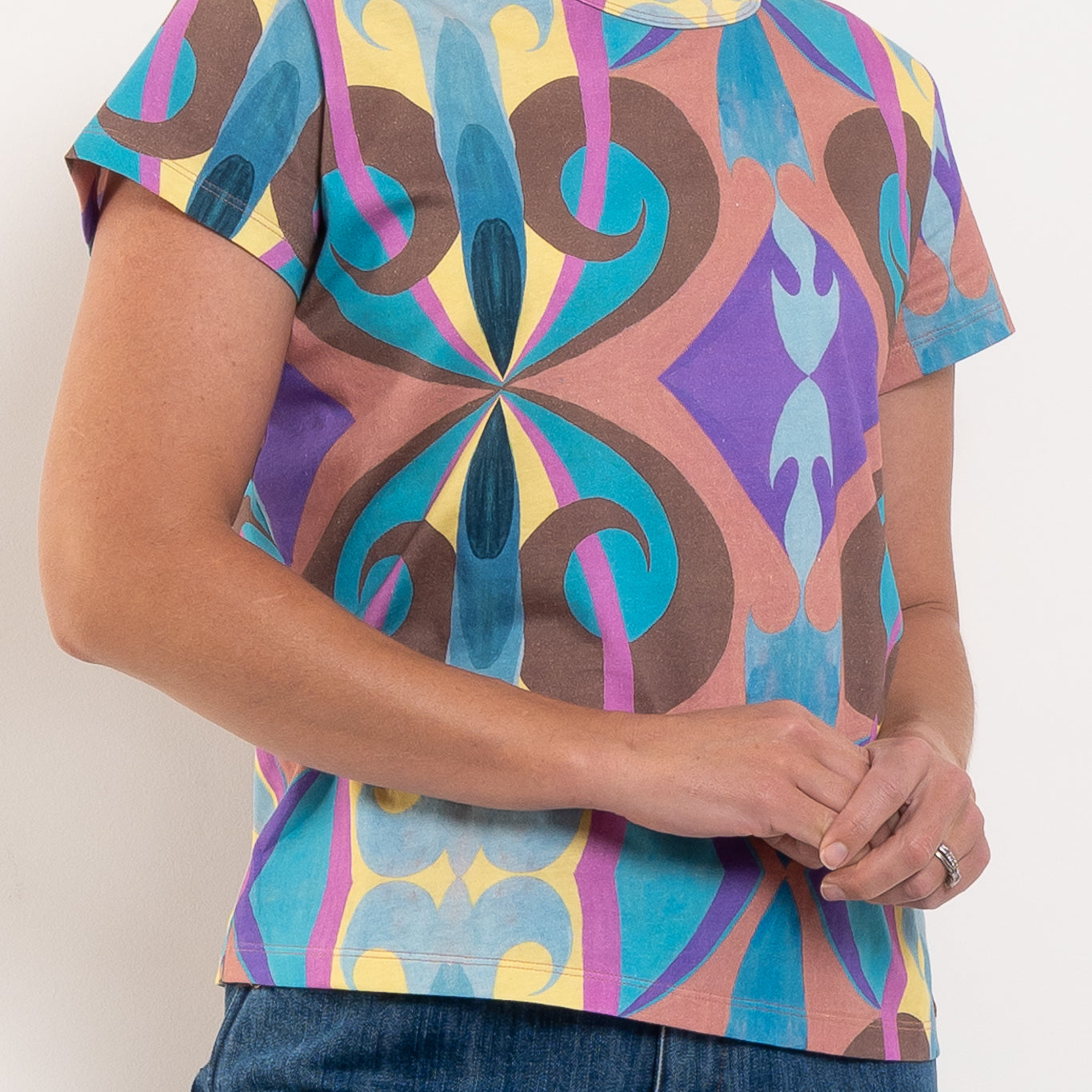 Circular by Maud Alice Dainty City Tee Wave Print