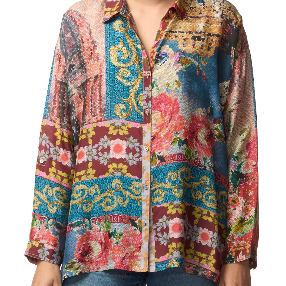 Johnny Was Audrey Oversized Blouse Shabi
