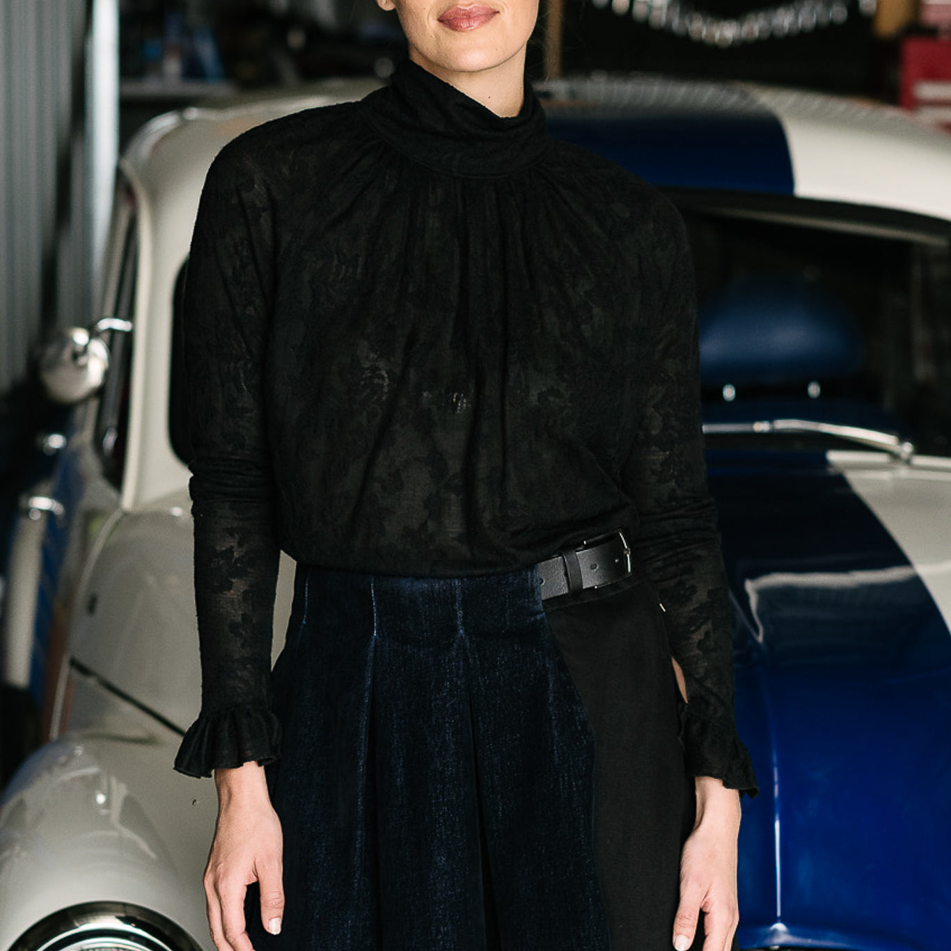 M.A. Dainty Veil Top