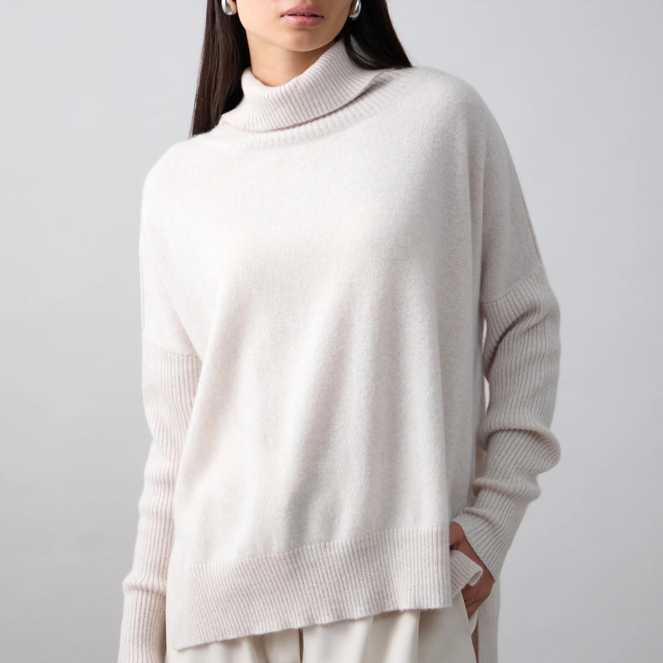 Mia Fratino Gigi Step Roll Neck Knit Cashmere