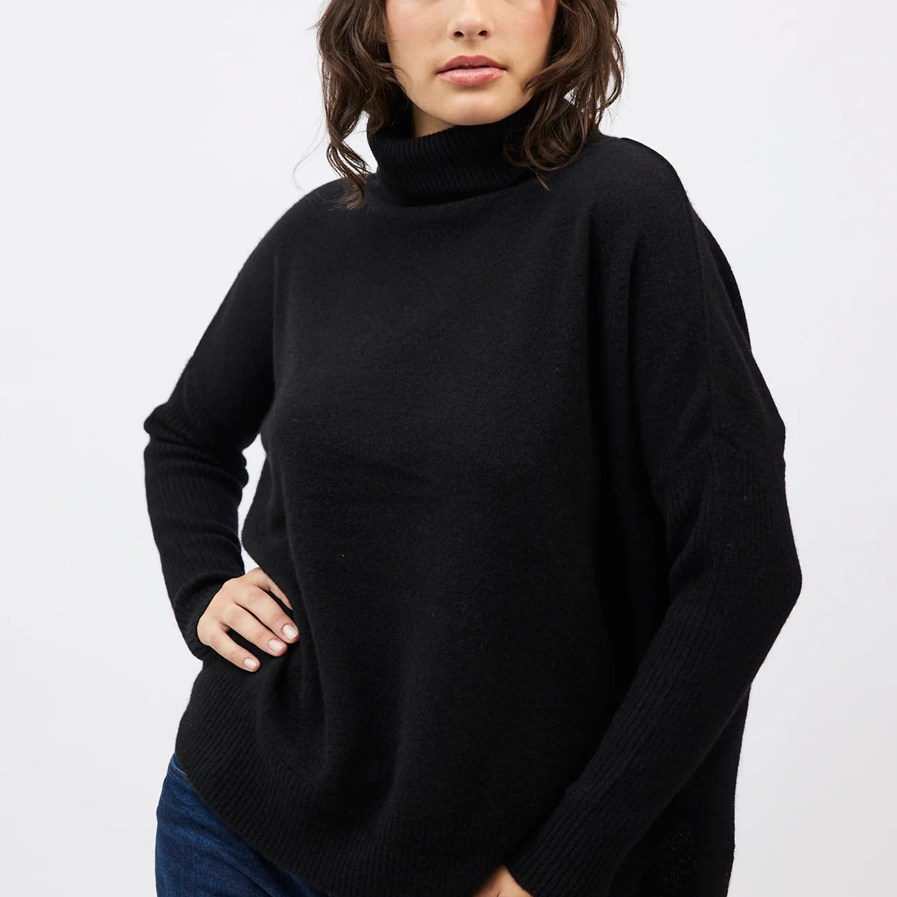 Mia Fratino Gigi Step Roll Neck Knit Cashmere