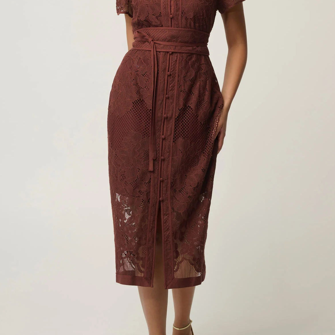 Once Was Solene Lace Dress