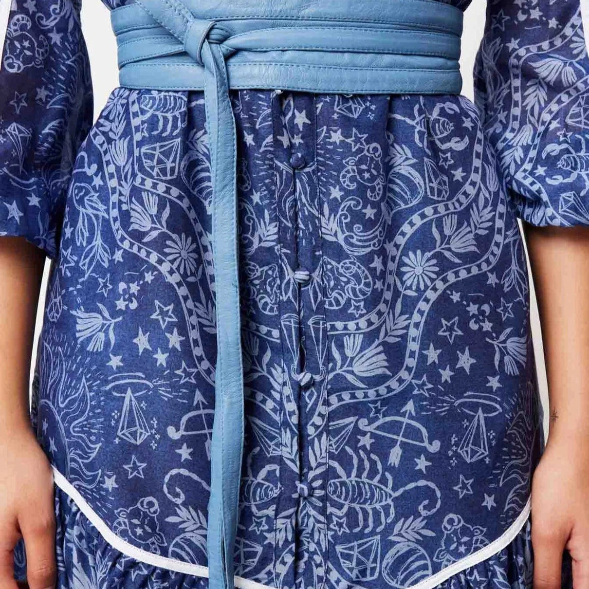 Once Was Milton Leather Wrap Belt