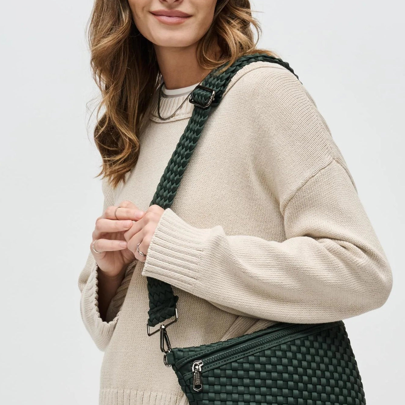 Sol & Selene Ethereal Woven Neoprene Crossbody