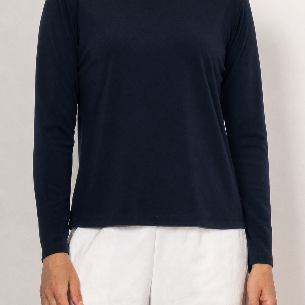 Mela Purdie Long Sleeve Powder Boater Powder Knit