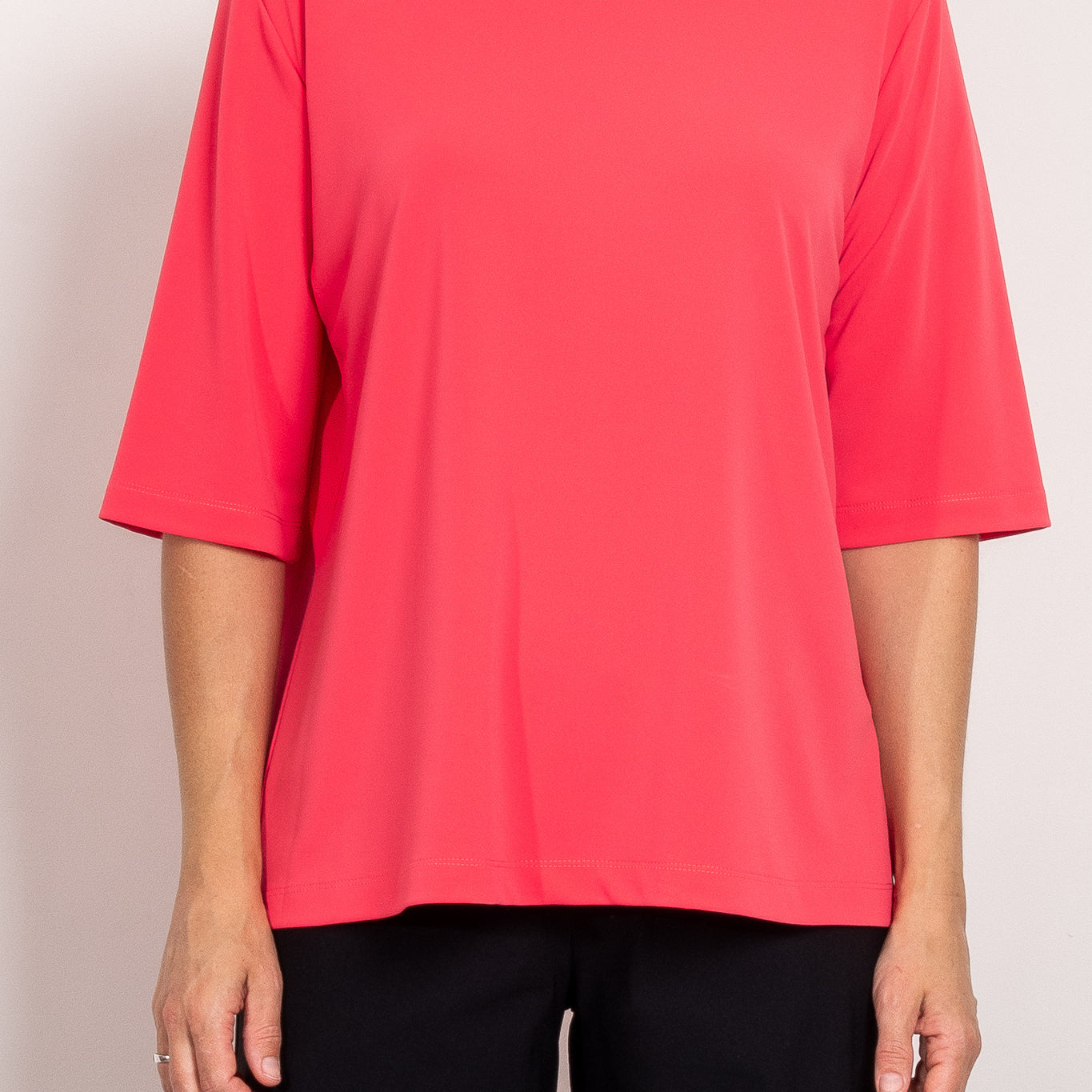 Mela Purdie Stretch Plaza Top Powder Knit