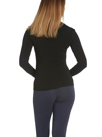 Tani Scoop Neck Long Sleeve Top - Impulse Boutique