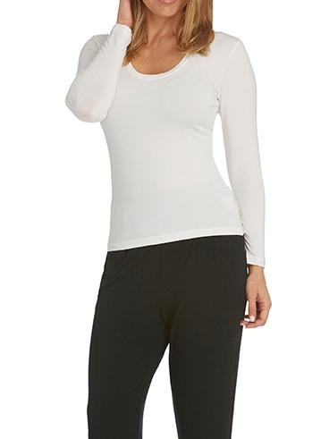 Tani Scoop Neck Long Sleeve Top - Impulse Boutique