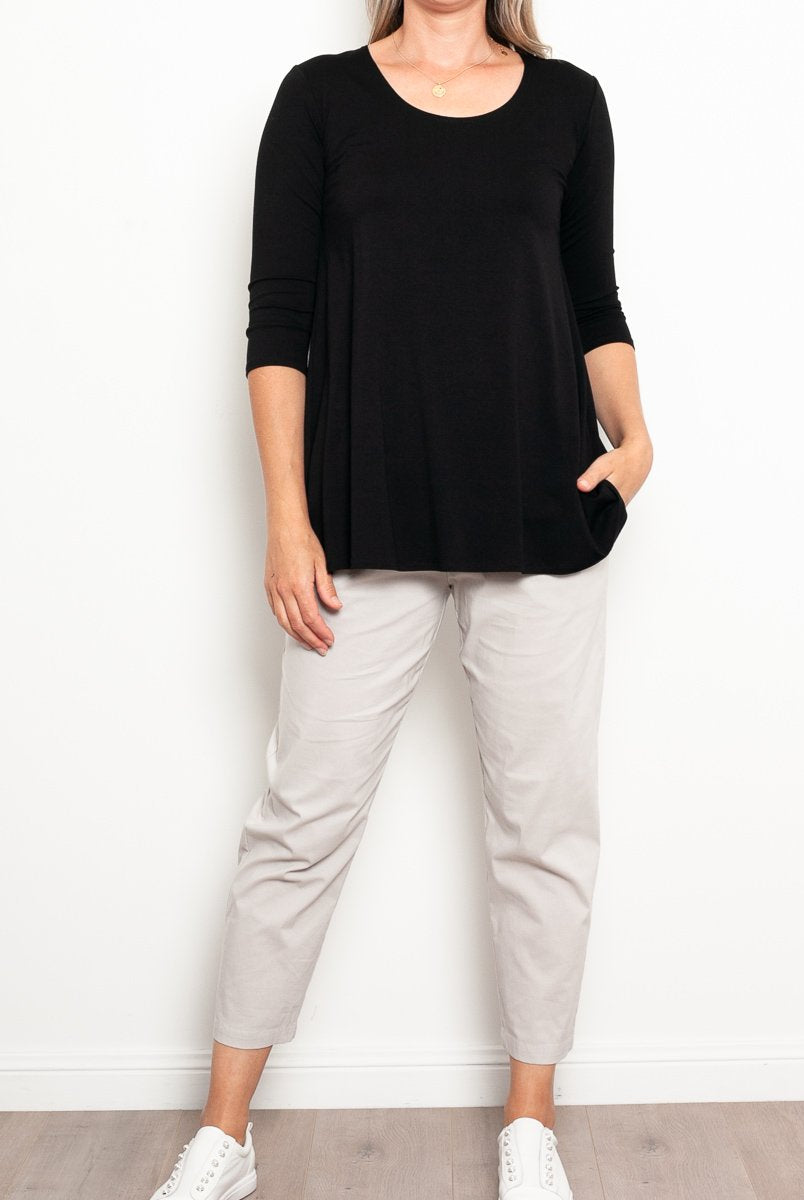 Mela Purdie Relaxed Loose Top Jersey - up to size 20 - Impulse Boutique