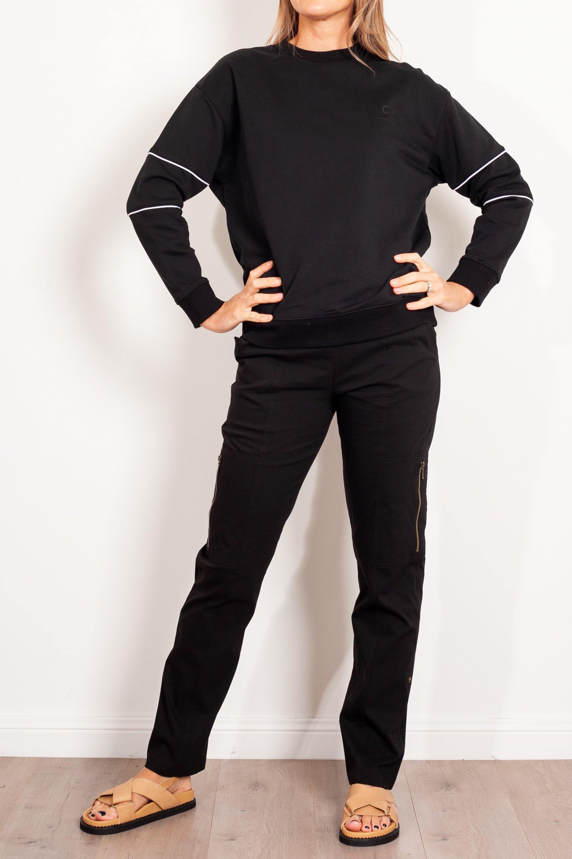 Casa Kuma Hooped Sleeve Sweater - Impulse Boutique