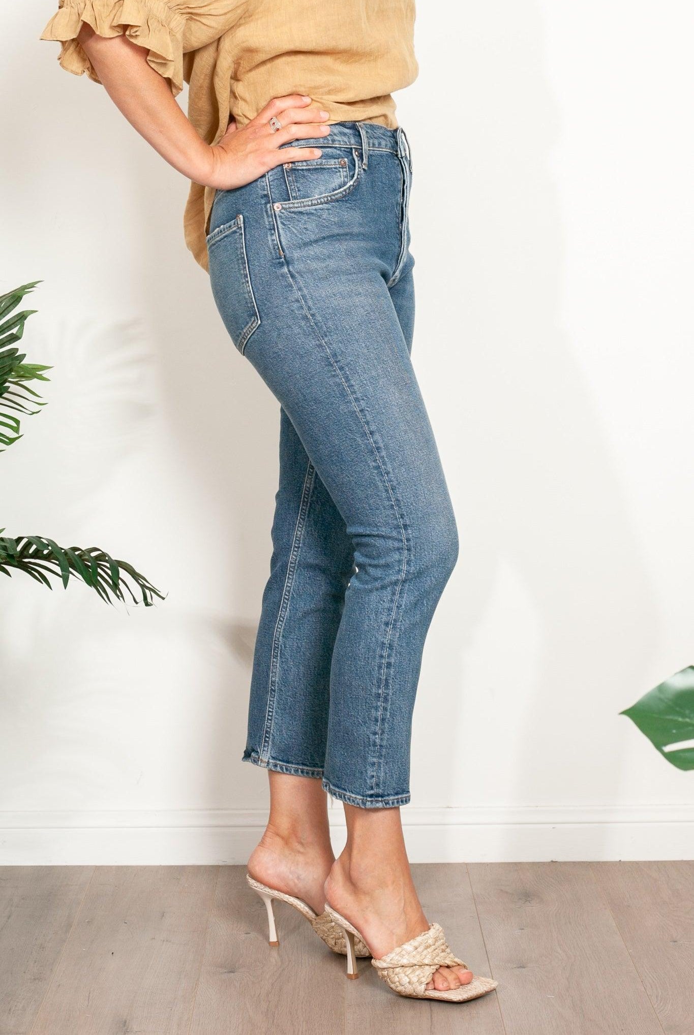 AGOLDE Riley High Rise in Transfer - Impulse Boutique