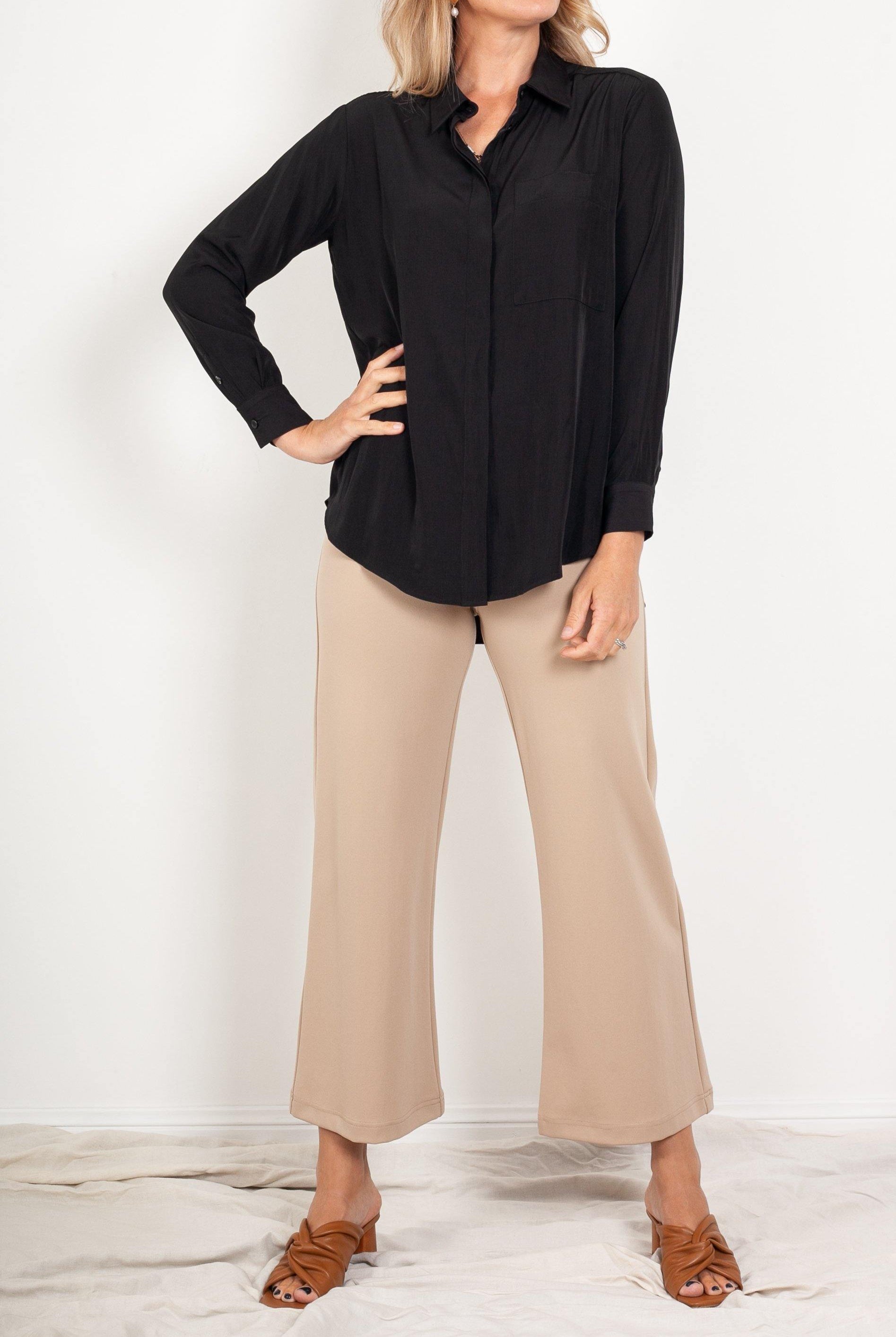 Mela Purdie Single Pocket Shirt Mache - Impulse Boutique#colour_black