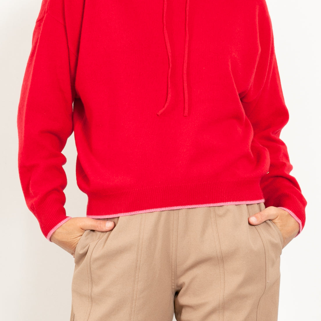 Mia Fratino Vivo Cashmere Contrast Hoodie