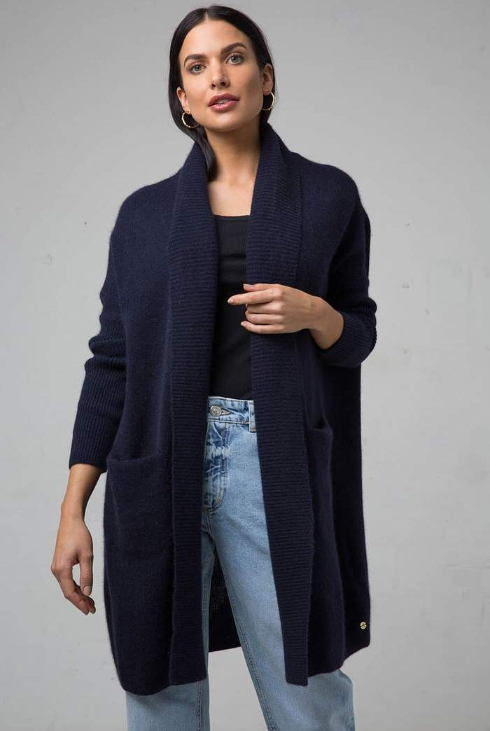 Mia Fratino Cassie Oversized Luxury Cashmere Cardi - Impulse Boutique