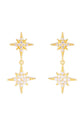 FAIRLEY Starburst Drop Earrings