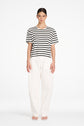 Signature Mela Purdie Box Tee Trunk Stripe