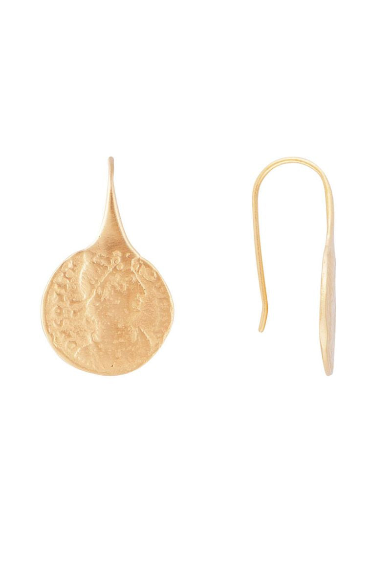 FAIRLEY Gold Ancient Coin Hooks