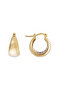 FAIRLEY Crystal Flared Midi Hoops