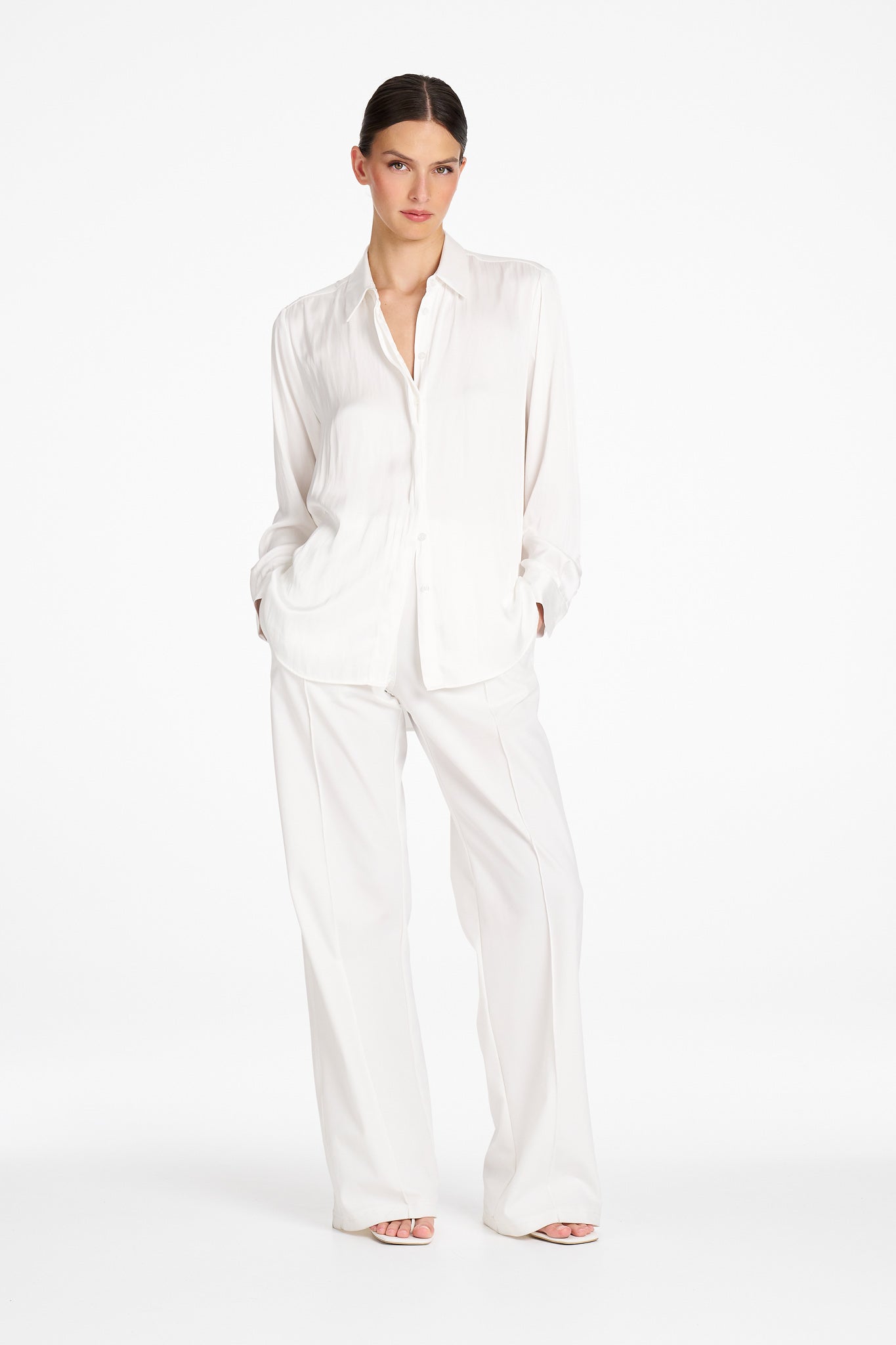 Signature Mela Purdie Charmeuse Shirt