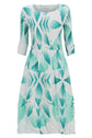 Alquema 3/4 Sleeve Smash Pocket Dress