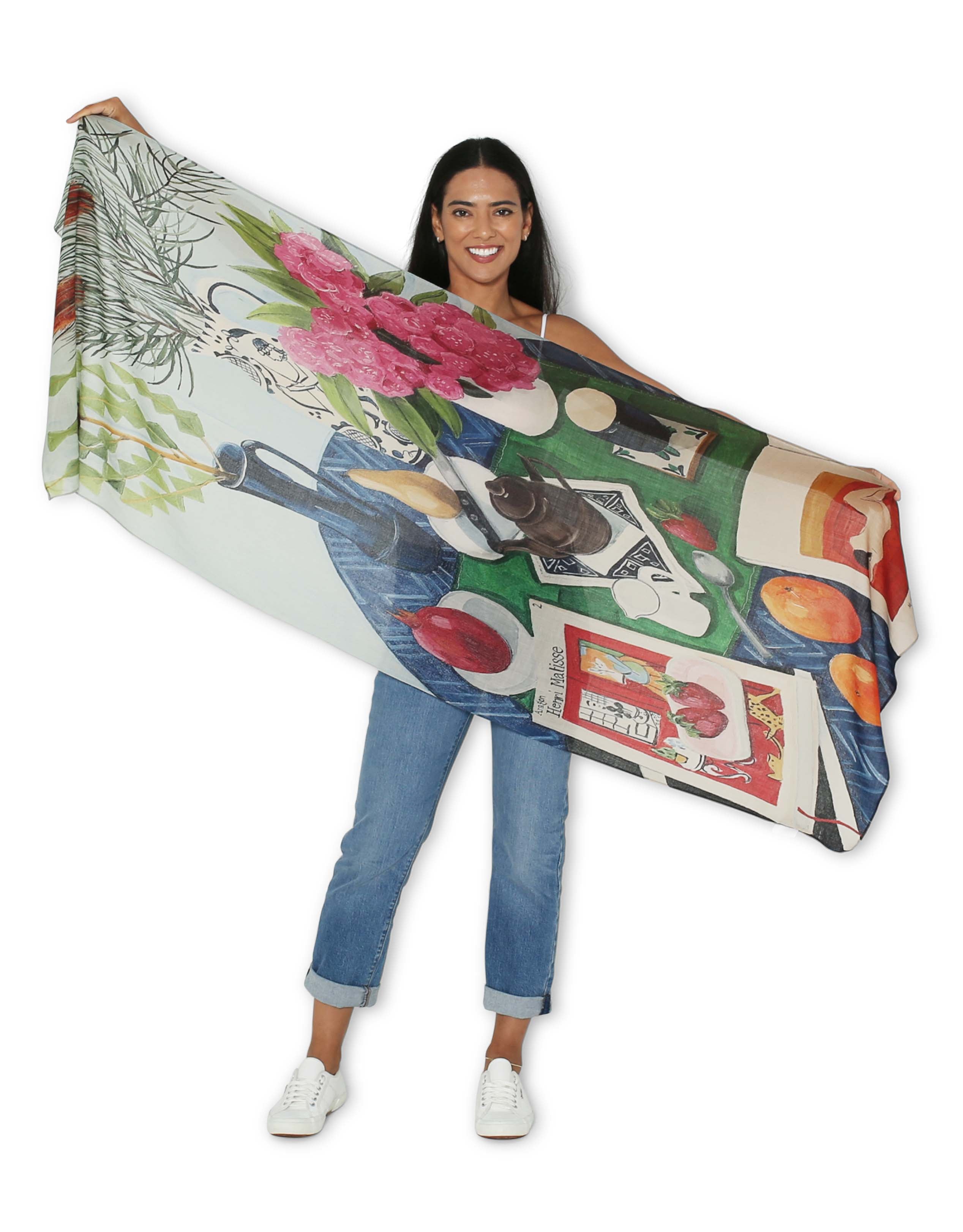 The Artists label A Slice Of Life Wool Scarf
